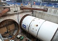 Crossrail�s first giant tunnel boring machine (TBM), Phyllis, has broken ground at Royal Oak to construct the first section of tunnel between Royal Oak and Farringdon.