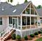 Patio Enclosures incorporates numerous energy-saving features into its Earth Smart sunroom designs including ComfortGard Plus insulated glass doors and window walls and ComfortDeck insulated floor panels