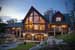 This 5500+ square foot luxury log home, nestled on a lake was designed as a weekend retreat for an active family who wanted to bring their love of the outdoors in. The home, decadent in every way, is also considered one of the most 'green' ways of home building