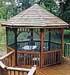 With warmer weather enveloping the country, thoughts turn to lazy summer days enjoying the backyard. Leisure Woods, premier manufacturer of gazebo kits announces the top five enhancements for backyards this summer