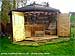 This years Shed of the year 2008 is wonderful Pub Shed The rugby pub owned by Tim from Sudbury in Suffolk