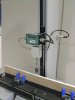 A specially adapted force testing system from Mecmesin is being used to measure the quality of gypsum plasterboard products