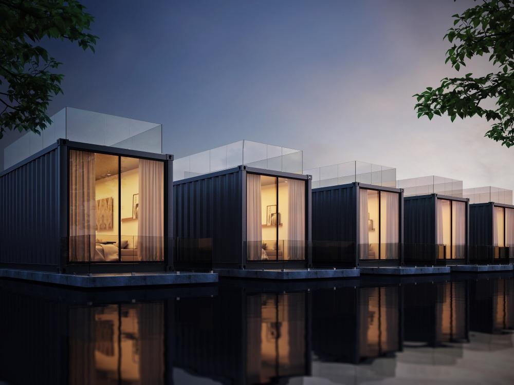 shipping containers, architecture, design, containers, building