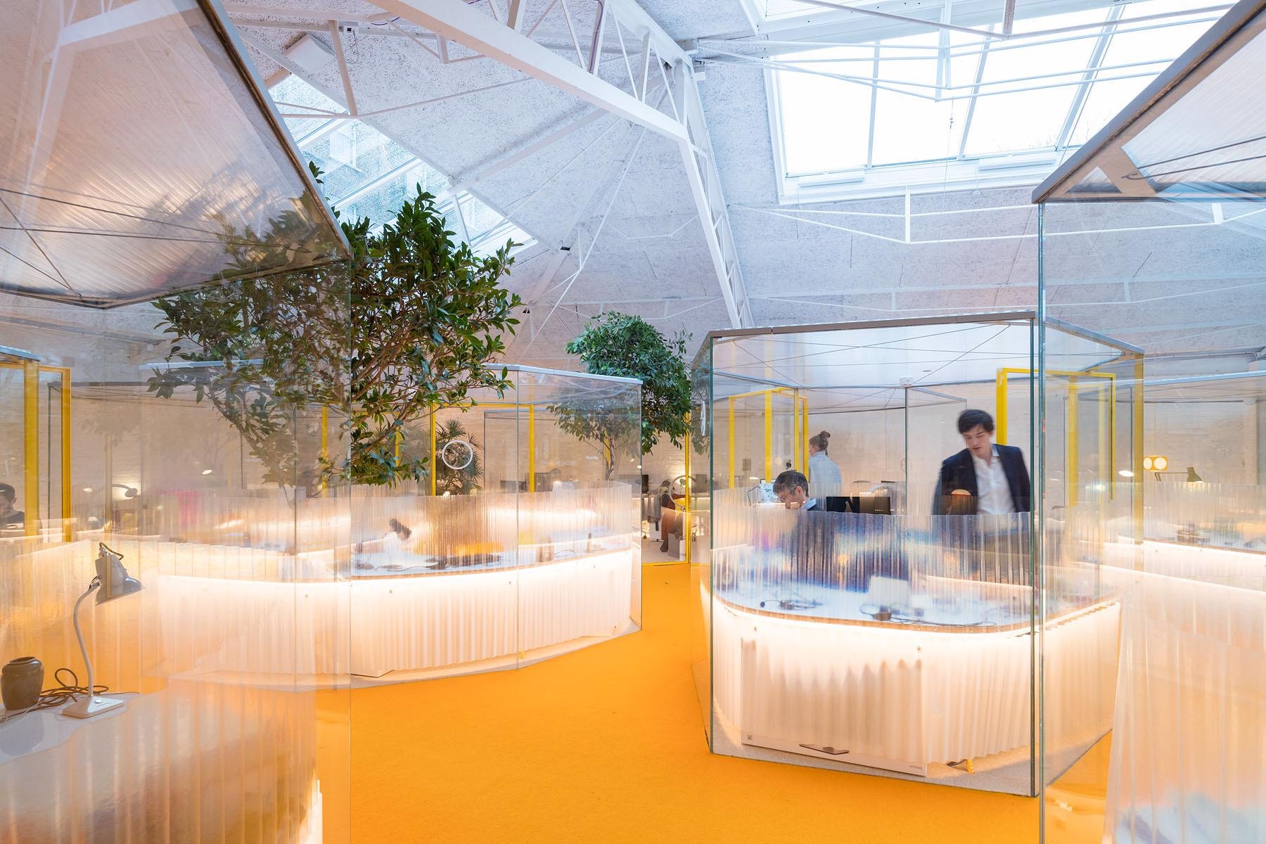 working space, Mies award, Mies van der Rohe, Mies, architecture, biophilic, design, nature, Holland park