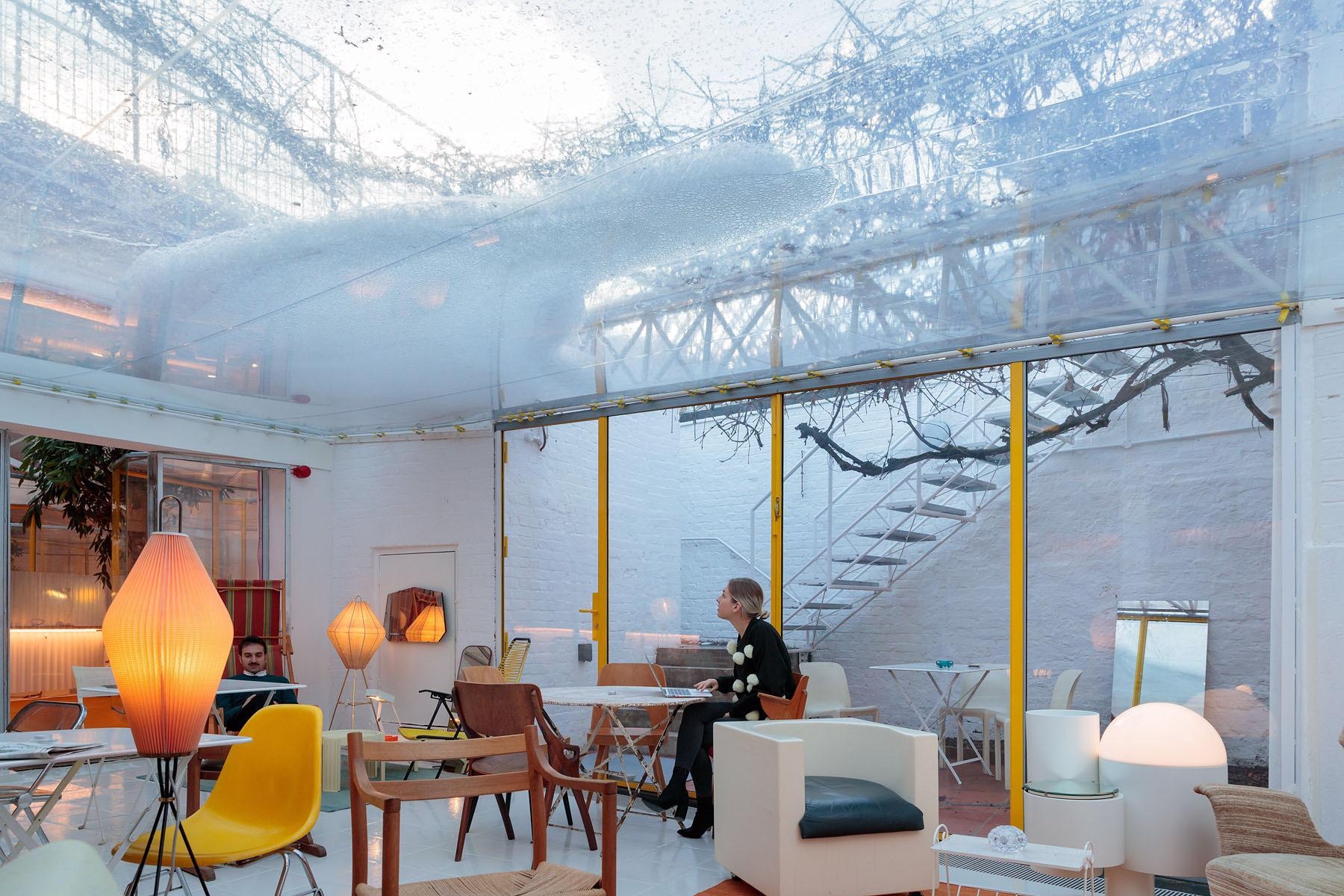 working space, Mies award, Mies van der Rohe, Mies, architecture, biophilic, design, nature, Holland park