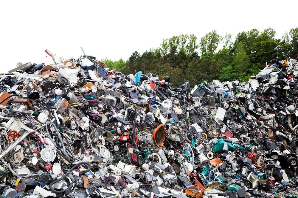 e-waste, e waste, electronic waste, electronic waste in concrete, e waste in concrete