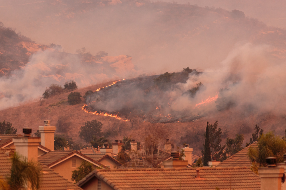 Wildfire-Resistant Buildings, wildfire damage