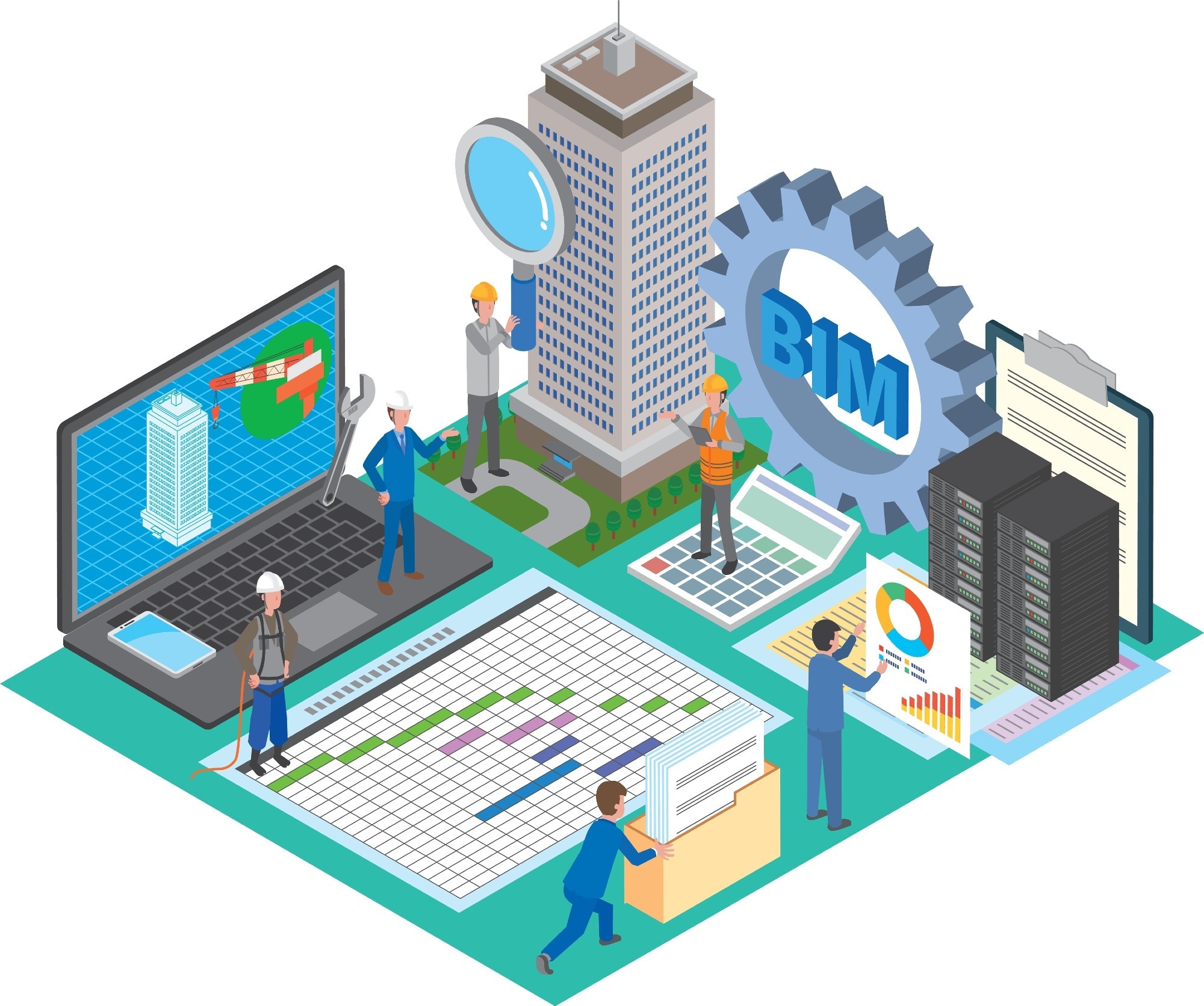 Construction with BIM, BIM