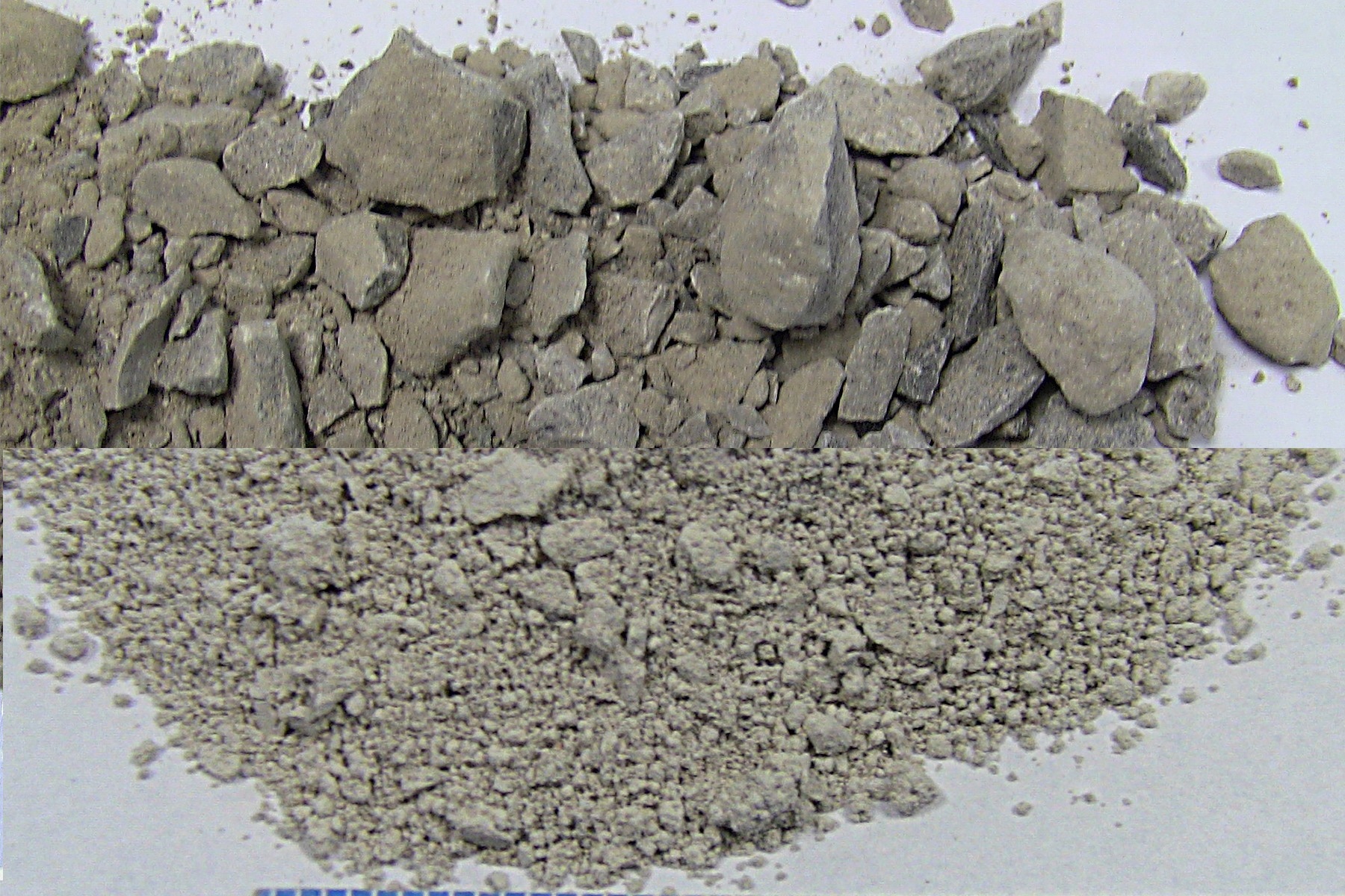 Pre-crushing BB 250. Fine-grinding TM 300. 45 min | < 45 µm