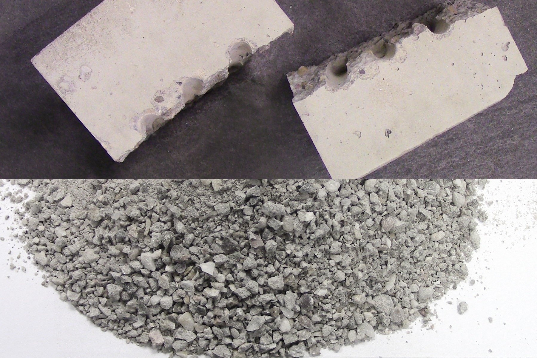 Pre-crushing BB 300. Fine-grinding MM 400. 2.5 min | < 3 mm
