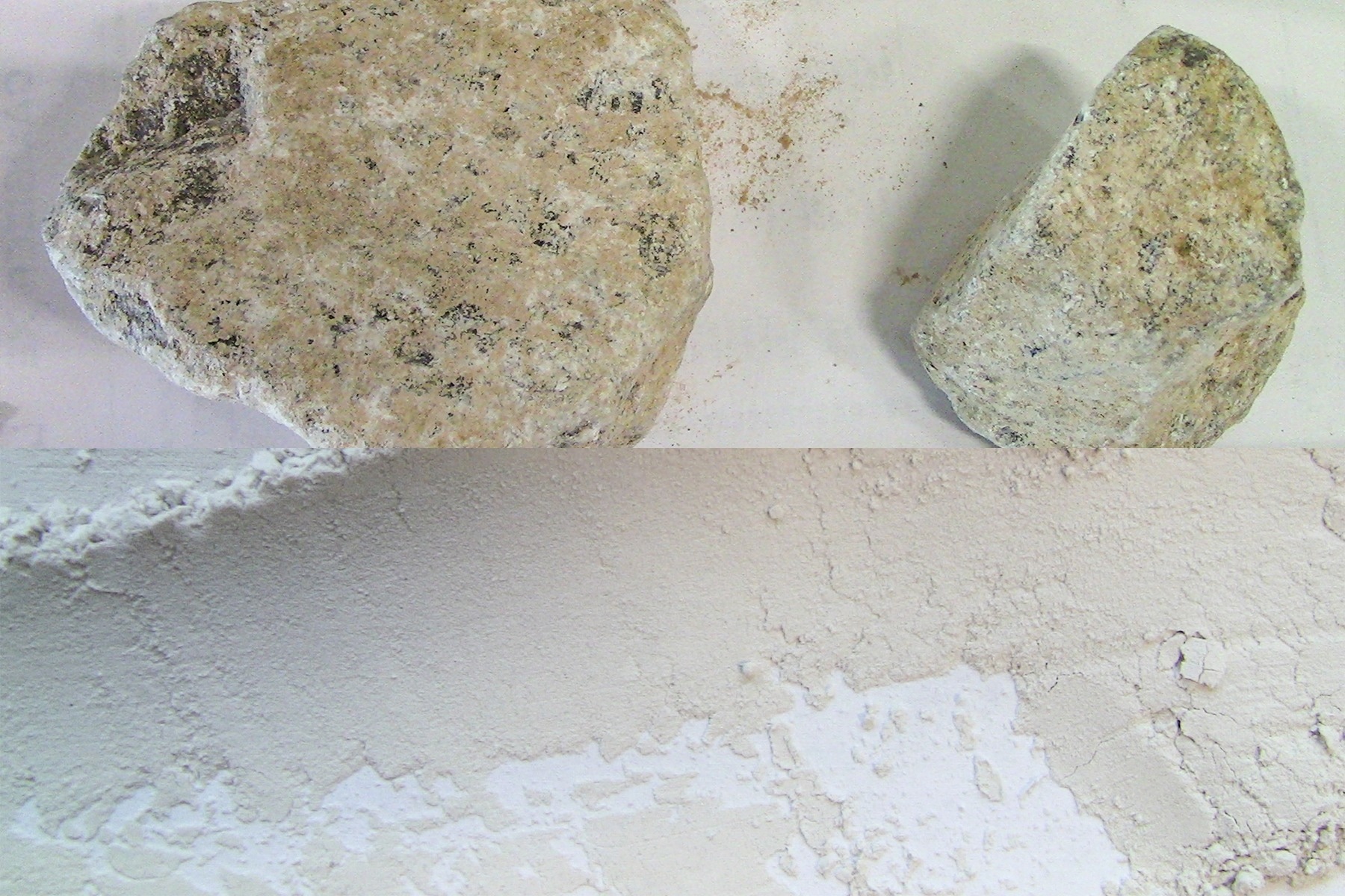 Pre-crushing BB 250. Fine-grinding ZM 300. 1.5 min | < 200 µm