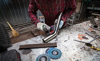 Sweep Blasting - Hot Dip Galvanizing