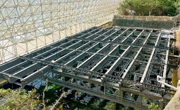 FRP Structure Supports Lighting Over Marine Mesocosm