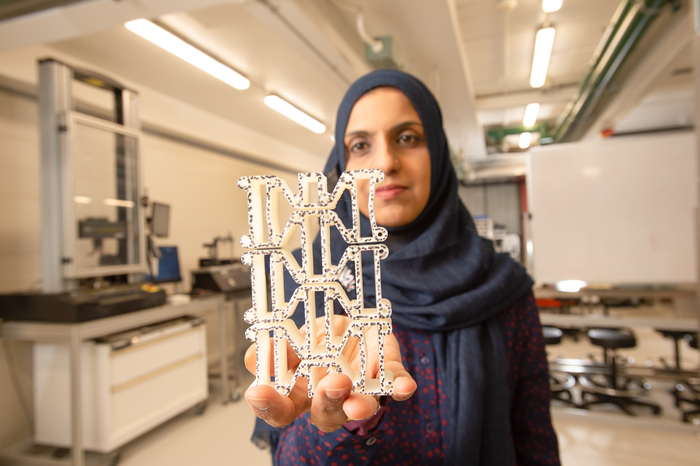 Off-the-Shelf Bioplastic Helps 3D Print Geometric Shapes to Mimic Auxetic Materials.