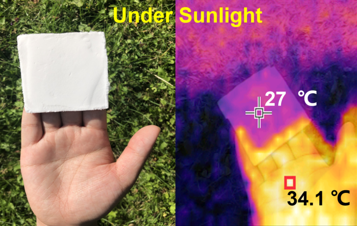 New Material Helps Reduce Buildings’ Cooling Energy Needs by More than a Third.