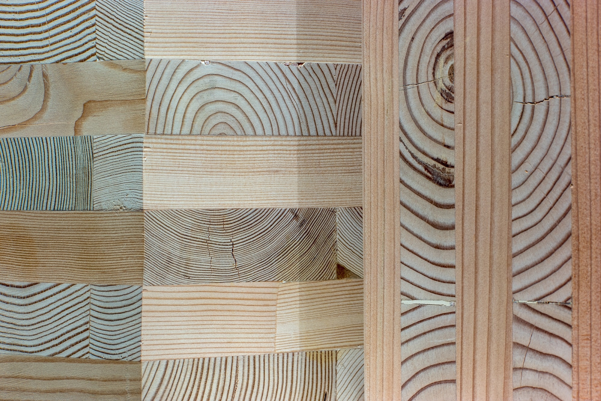 Cross Laminated Timber CLT Exhibit in Portland Oregon.