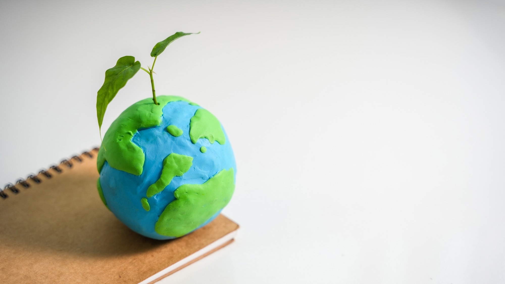 The world, made out of Play-doh.