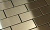 New Glass Tiles Expands Stainless Steel Tile Collection