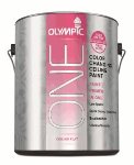 Olympic ONE Color Changing Ceiling Paint Goes On Pink, Dries White