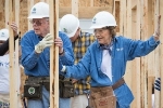 Former President and Mrs. Carter Join Habitat for Humanity to Build Home in Memphis, Tennessee