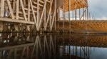 Architecture Freshmen Construct Giant Wooden Pavilion on Campus