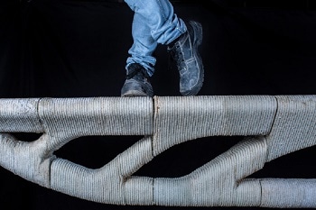 Concrete Bridge Created Using a 3D Printer