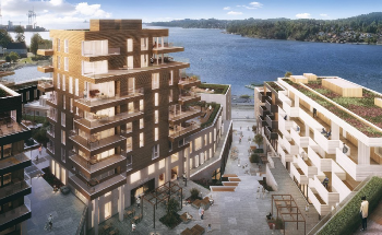 Peab Builds Apartments and Hotel in Larvik, Norway