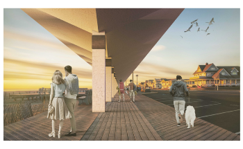 Concrete Umbrellas Protect During Coastal Storm Surge