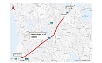 Peab Rebuilds Highway 23 Outside of Växjö
