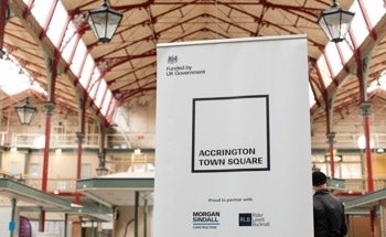 Construction Works Begin as Accrington Town Square Regeneration Moves Forward