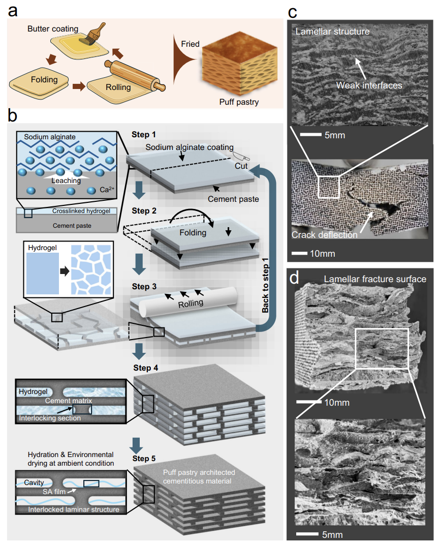 Puff Pastry-Inspired Cement Is 20 Times Tougher and Keeps Heat Out