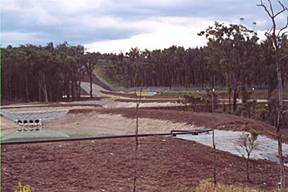 E Rosion Control System at Newstan Mine -Scour Protection Mats & Drainage Channels