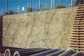 Ecoflex E Wall with Mock Rock facing at Lisarow, NSW